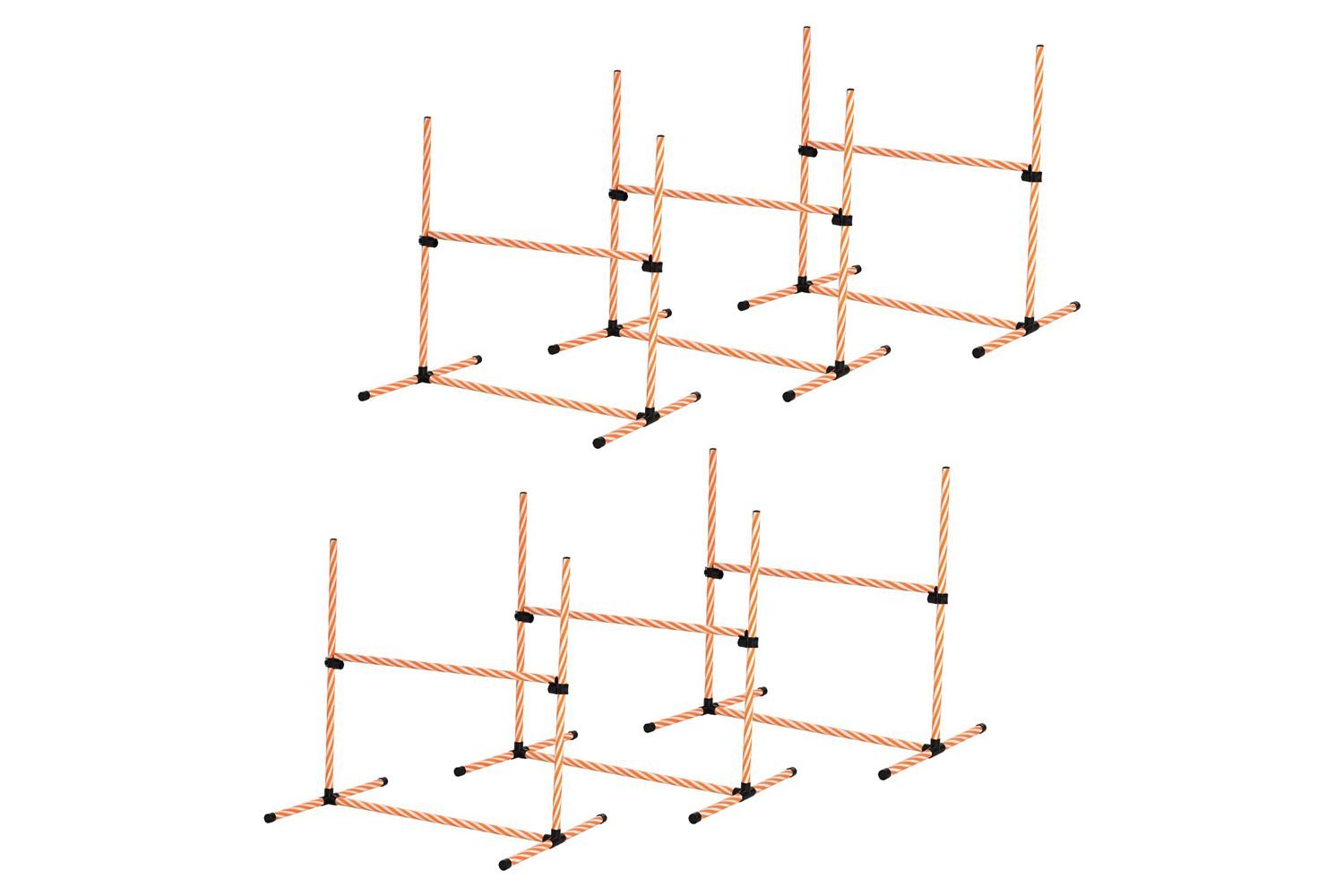 PawHut 6 Piece Dog Agility Training Equipment