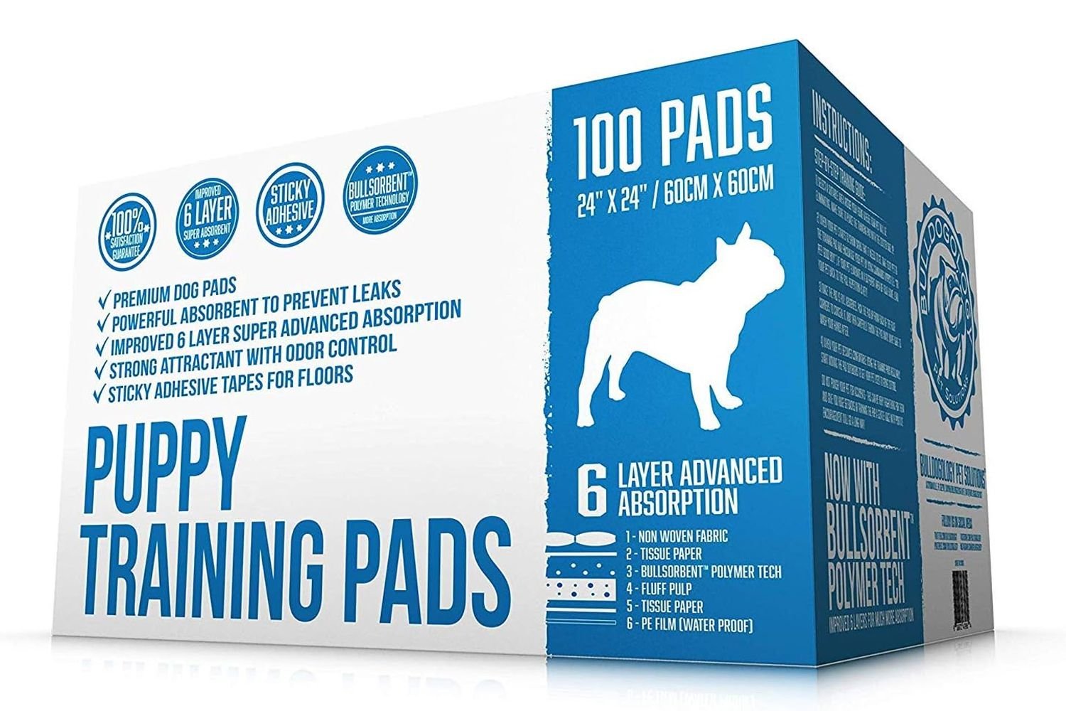 Amazon Bulldogology Premium Puppy Training Pads