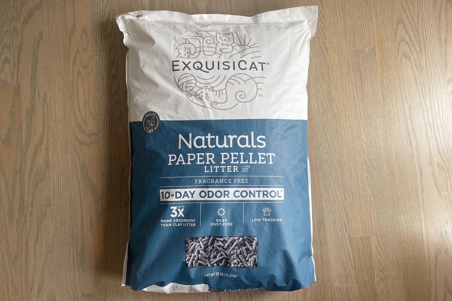 ExquisiCat Naturals Multi-Cat Paper Pellet Cat Litter