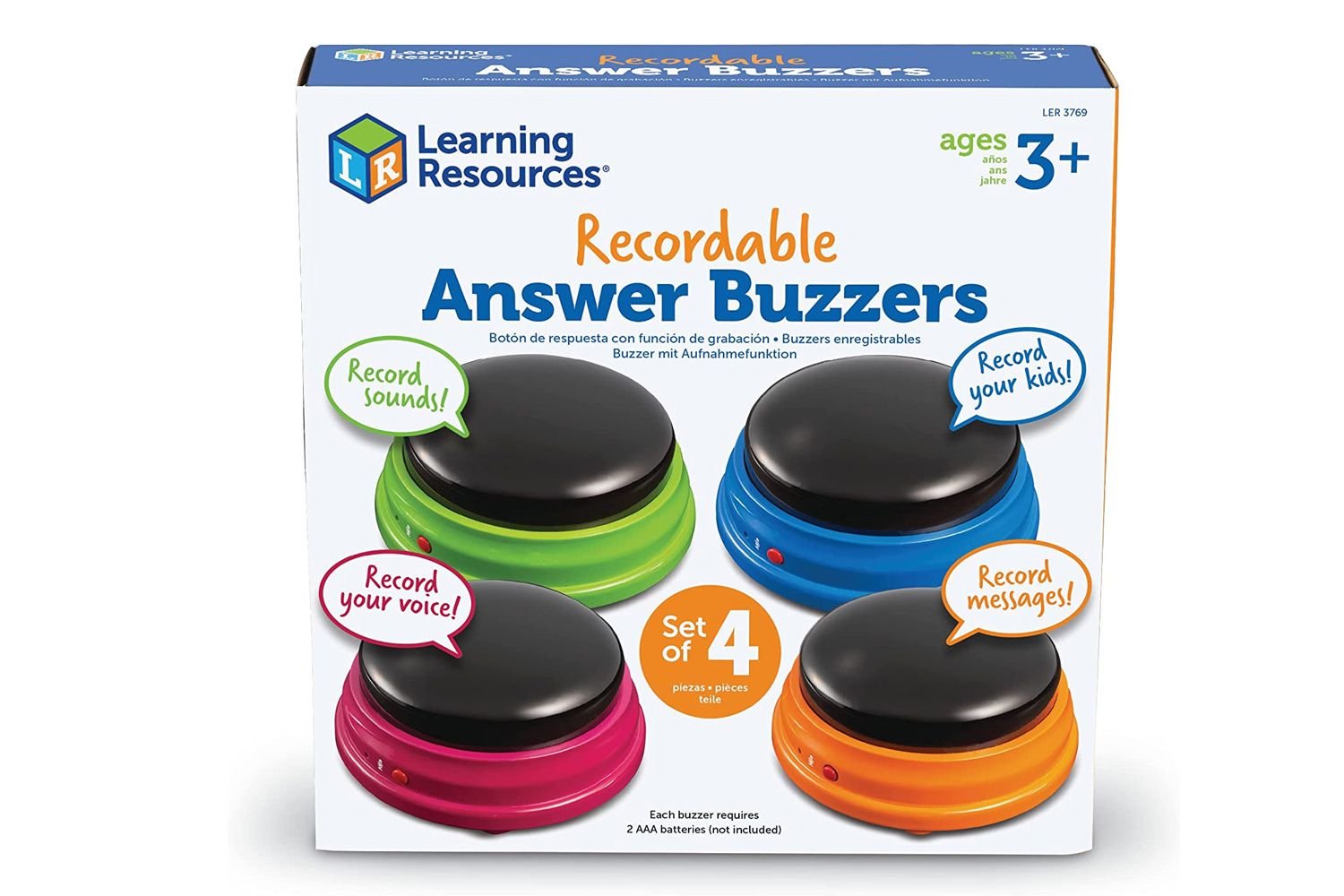 Learning Resources Recordable Answer Buzzers