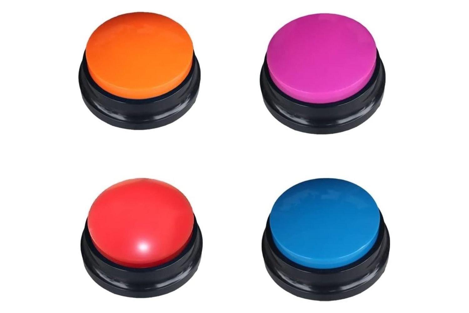 Artist Unknown 4 Color Voice Recording Button Dog Buttons