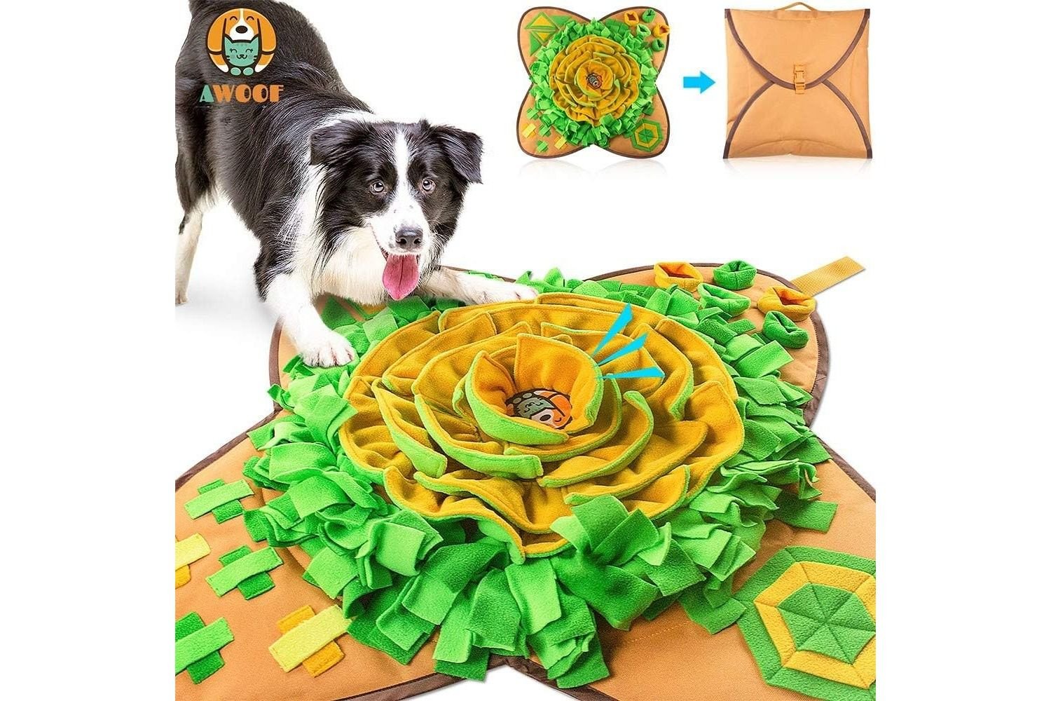 Awoof Snuffle Mat Pet Dog Feeding Mat