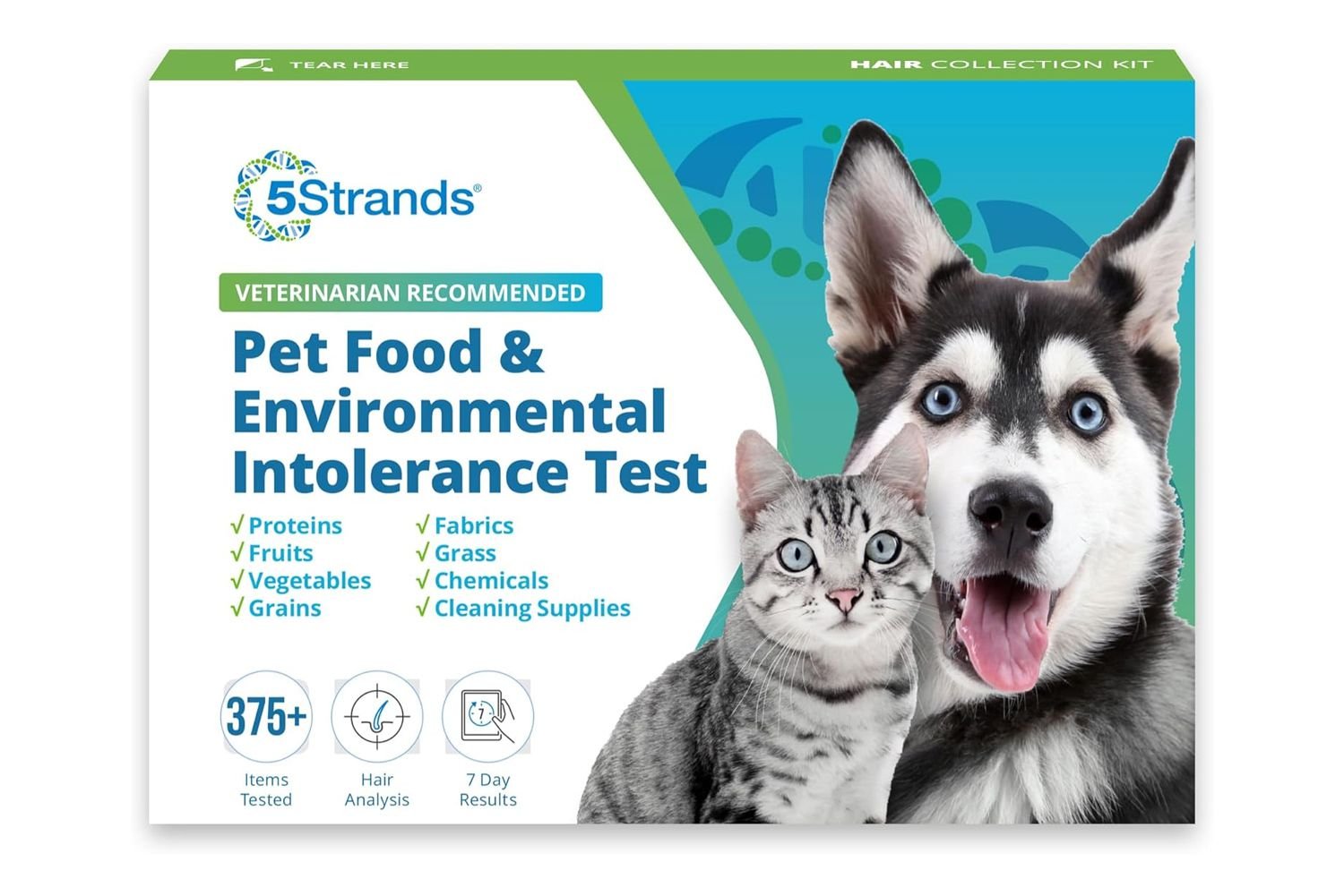 Amazon 5Strands Pet Food and Environmental Intolerance Test