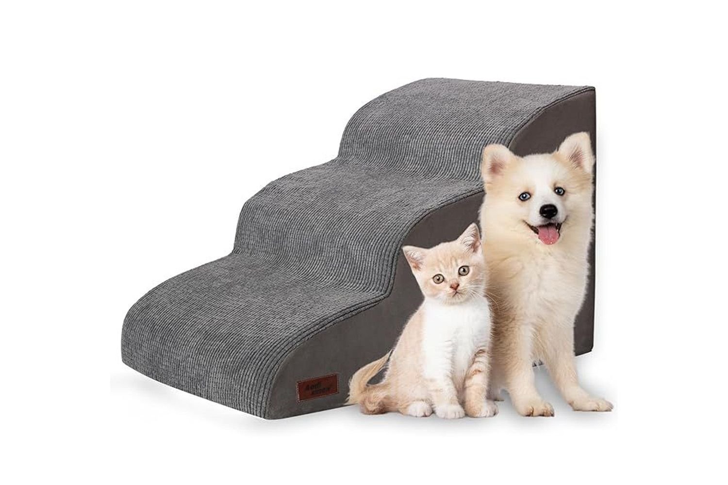 Aodisman 3-Step Dog Ramp and Stairs