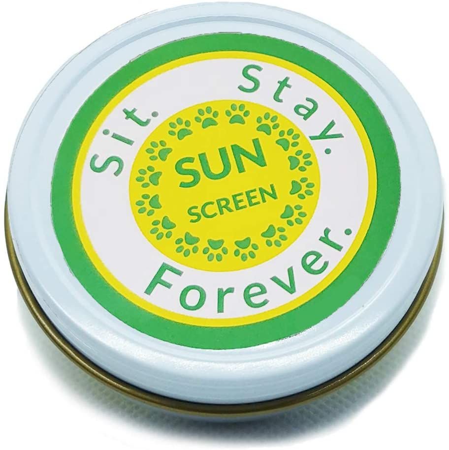 Sit. Stay. Forever. Sunscreen