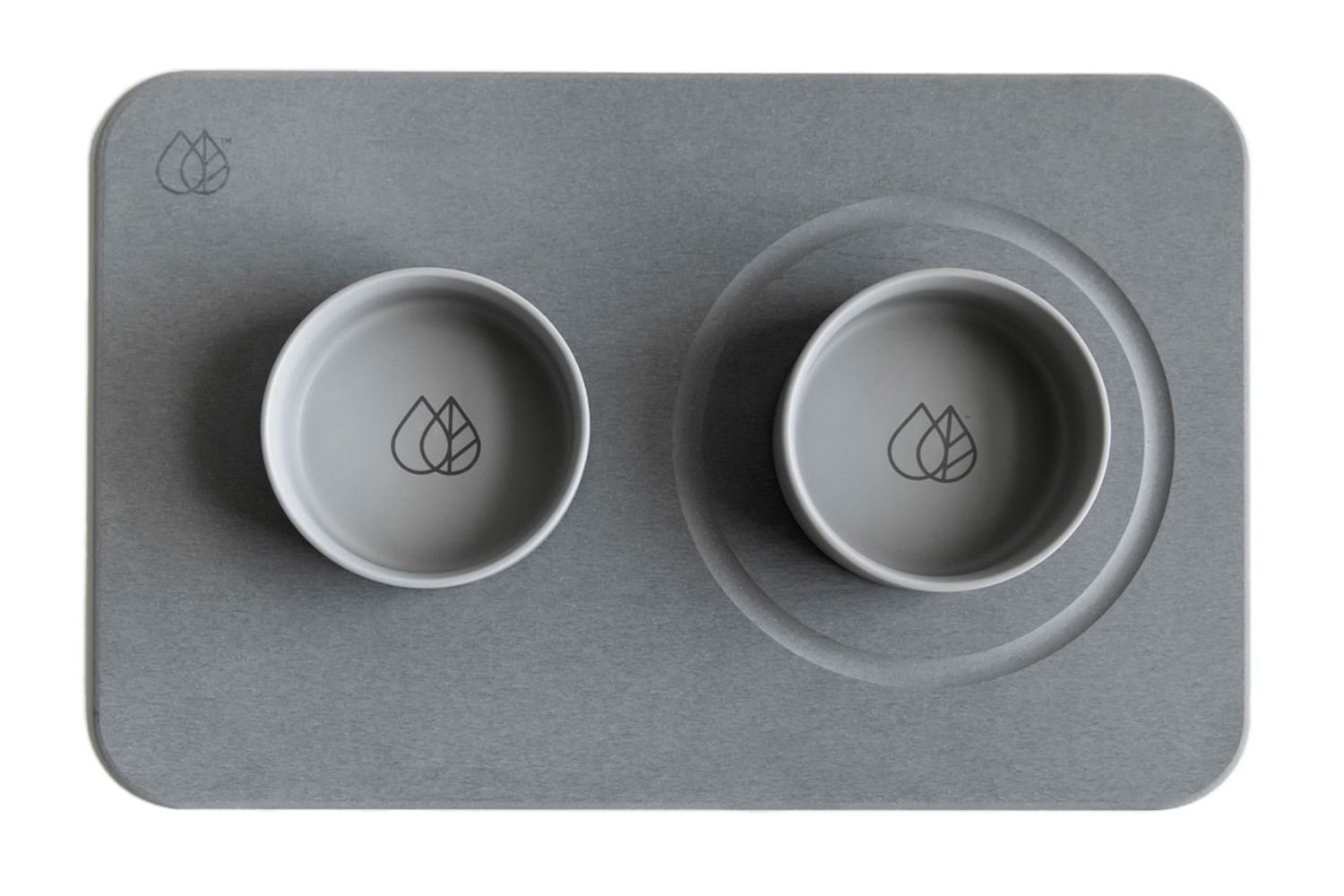 Dorai Home Dog Stone & Dog Bowls Set