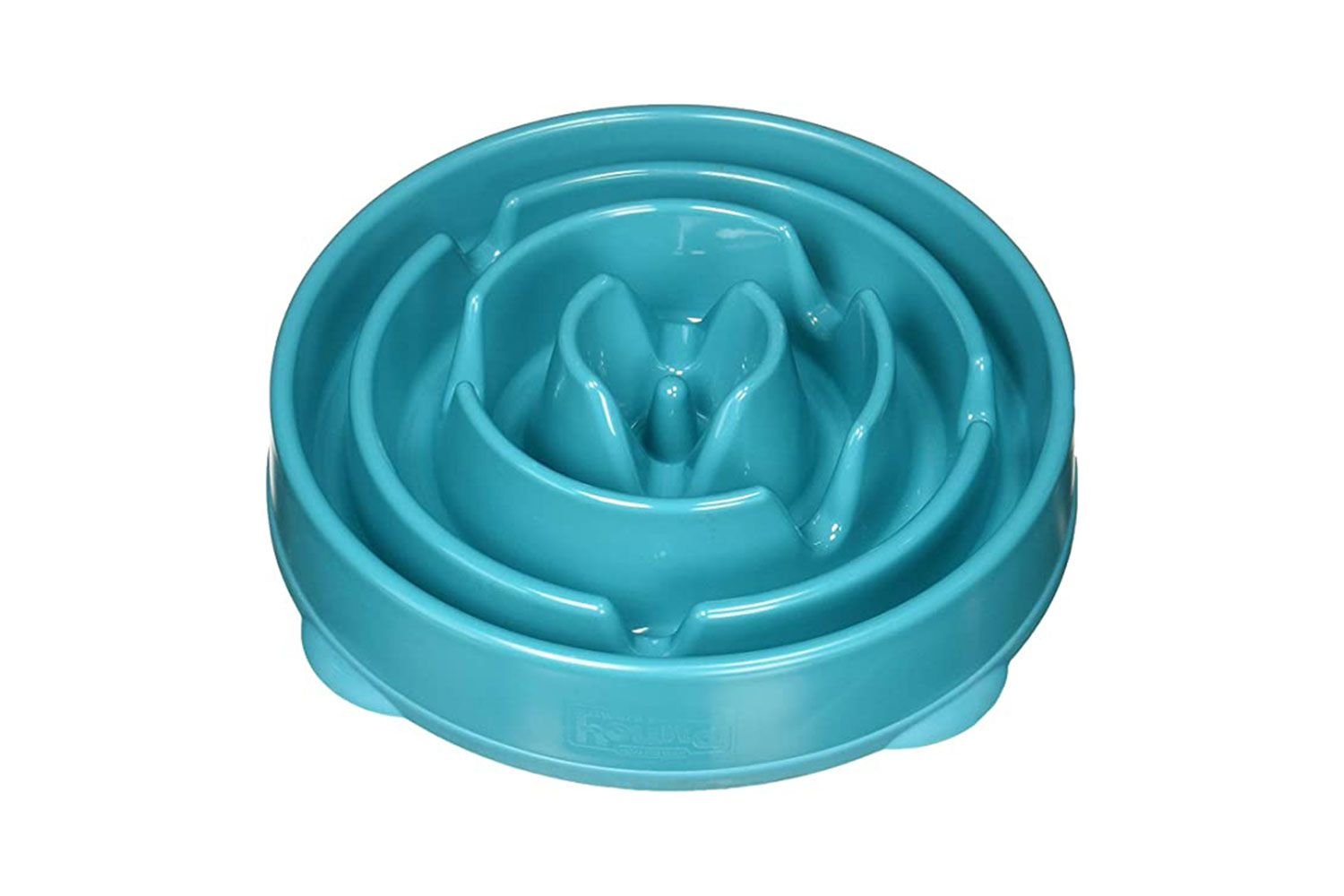 Outward Hound Non-Skid Plastic Slow Feeder Interactive Dog Bowl