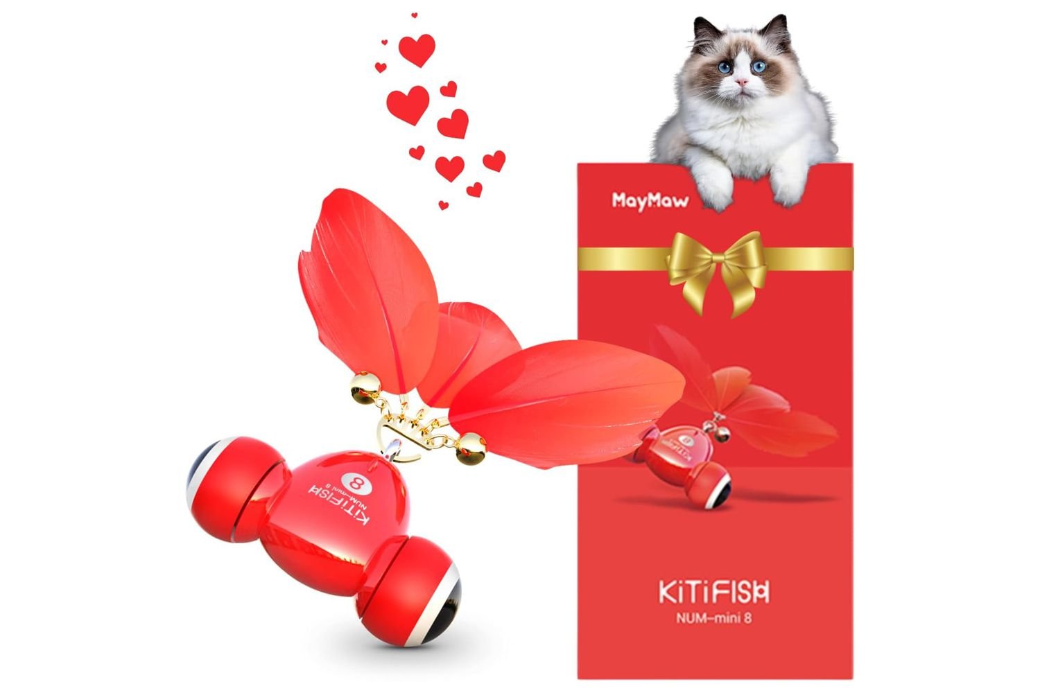 Amazon MayMaw KiTiFISH Smart Interactive Cat Toy