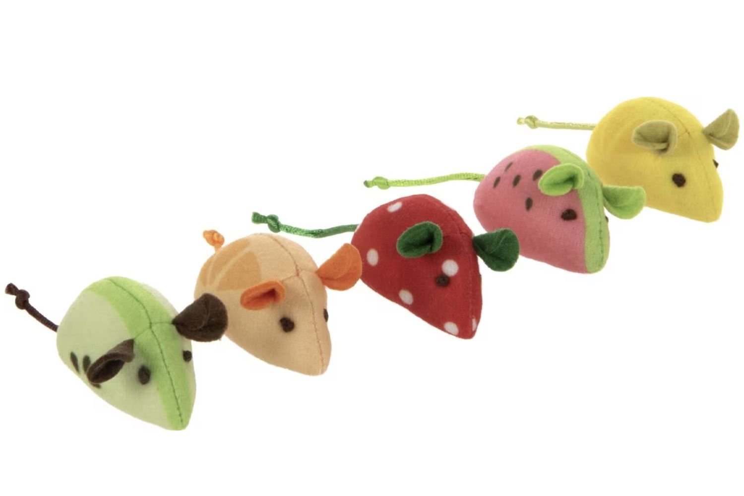 SmartyKat Skitter Slices Plush Cat Toy with Catnip