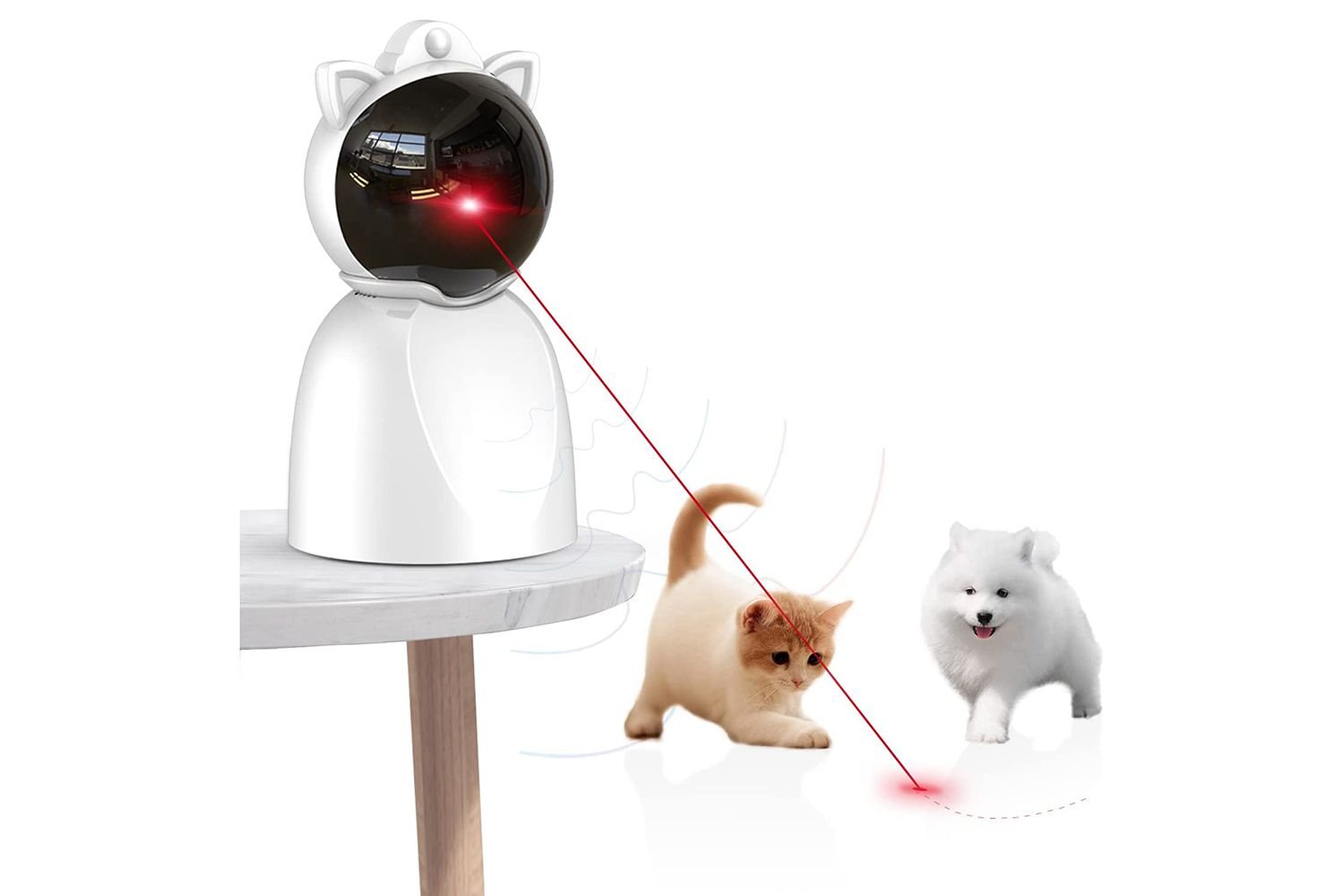 Valonii Rechargeable Motion Activated Cat Laser Toy