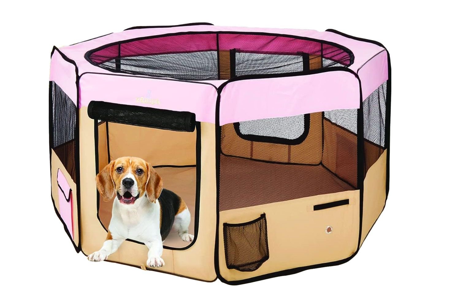 Zampa Folding Soft-Sided Dog & Cat Playpen