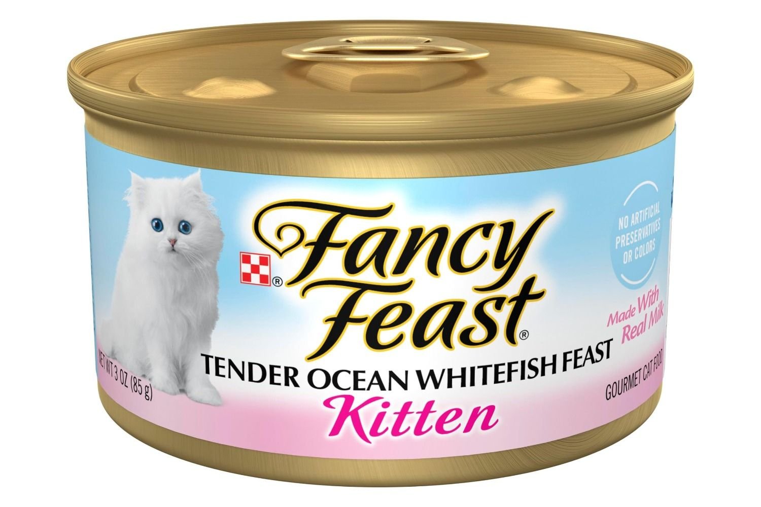 Purina Fancy Feast Tender Ocean Whitefish Feast Wet Kitten Food