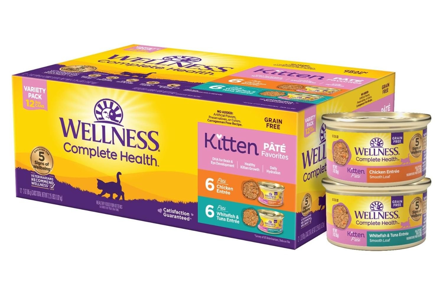 Wellness Complete Health Pate Kitten Wet Cat Food
