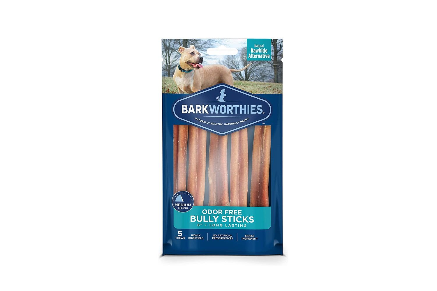 Barkworthies Odor-Free Bully Sticks