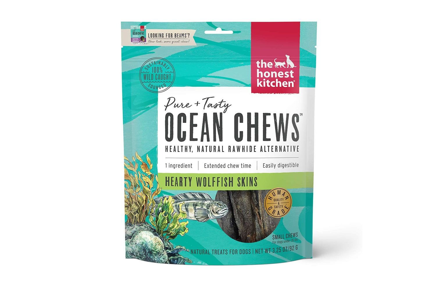 The Honest Company Beams Ocean Chews Grain Free Dog Chew Treats