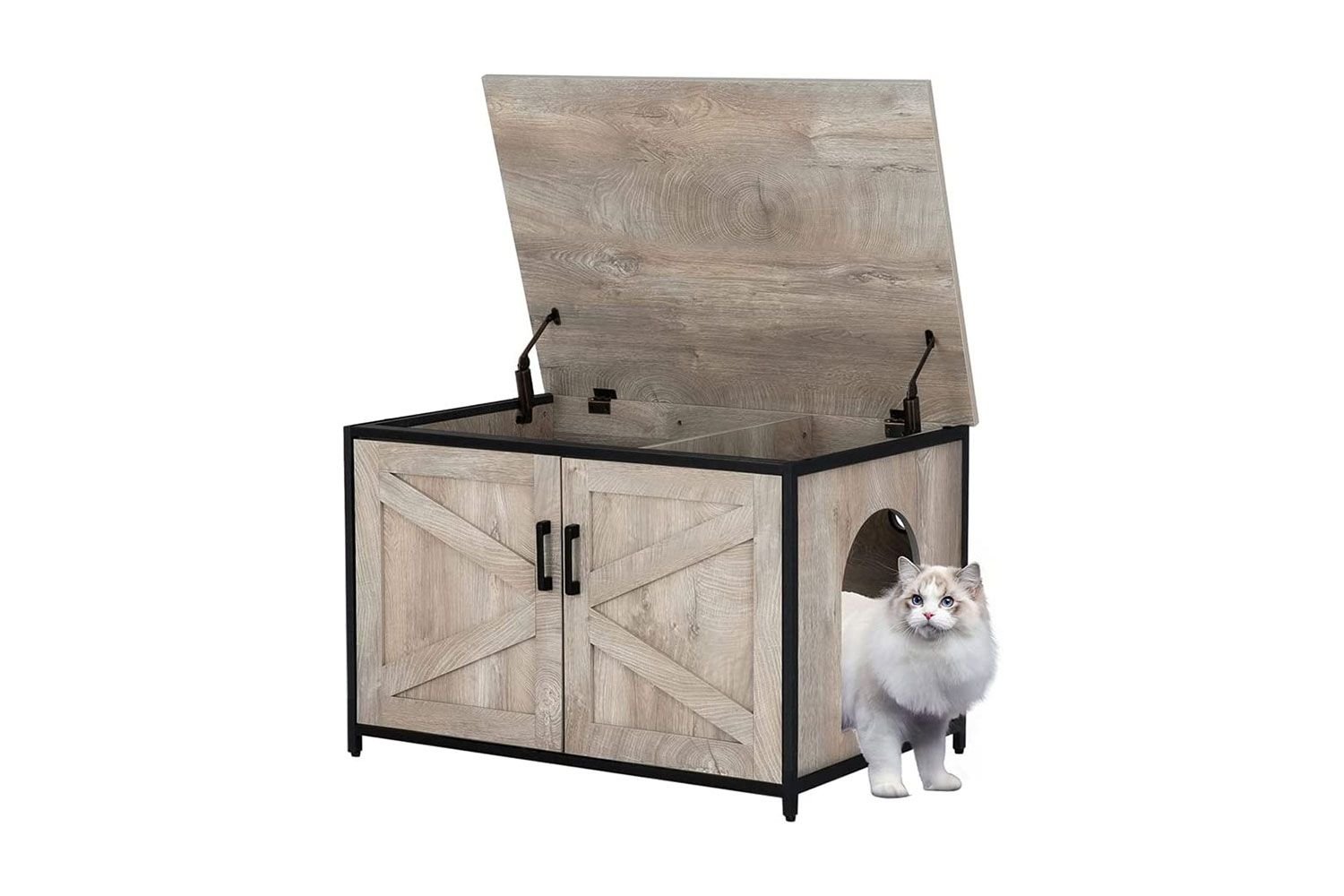 unipaws Cat Litter Box Enclosure
