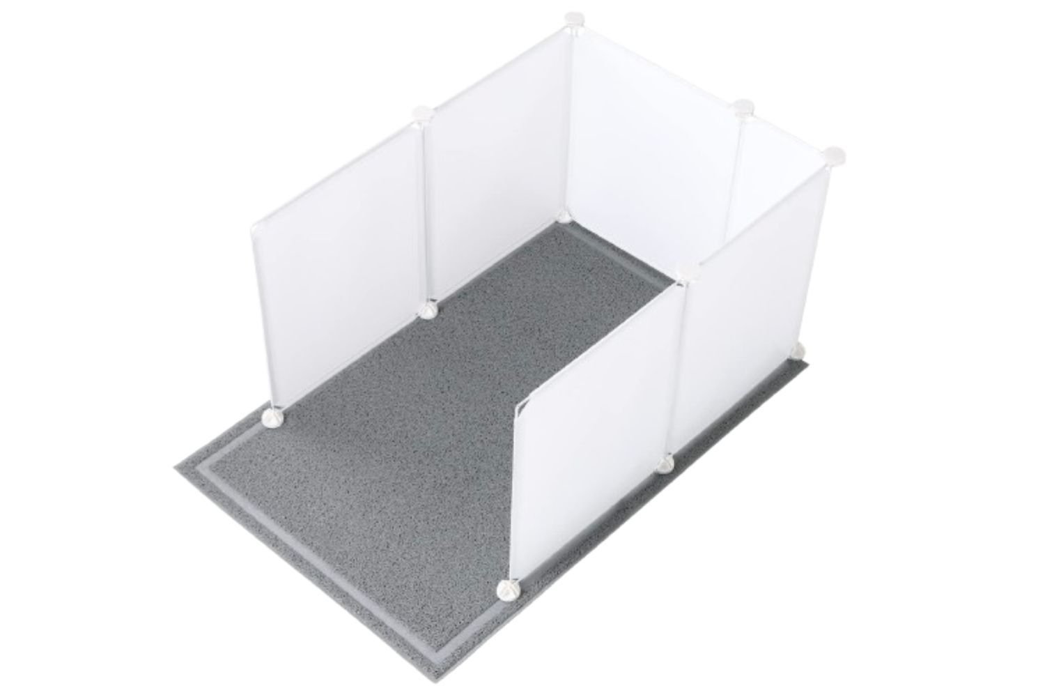 MEEXPAWS Cat Litter Box Enclosure Splash Guard