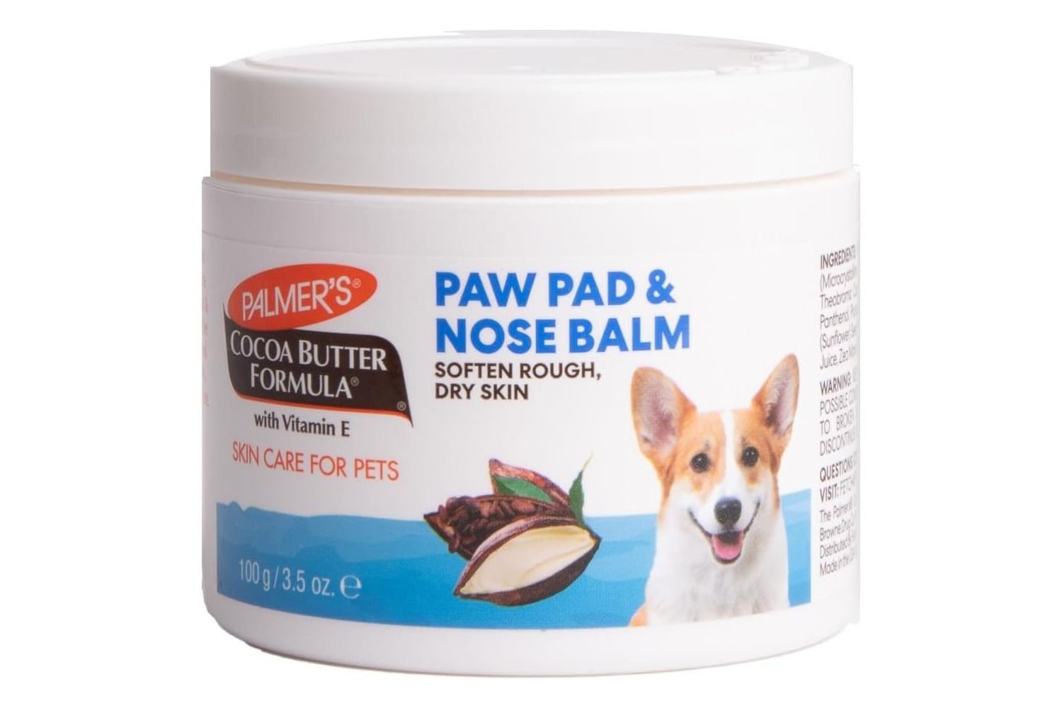 Palmers For Pets Cocoa Butter Fragrance Free Paw Pad Nose Balm For Dogs