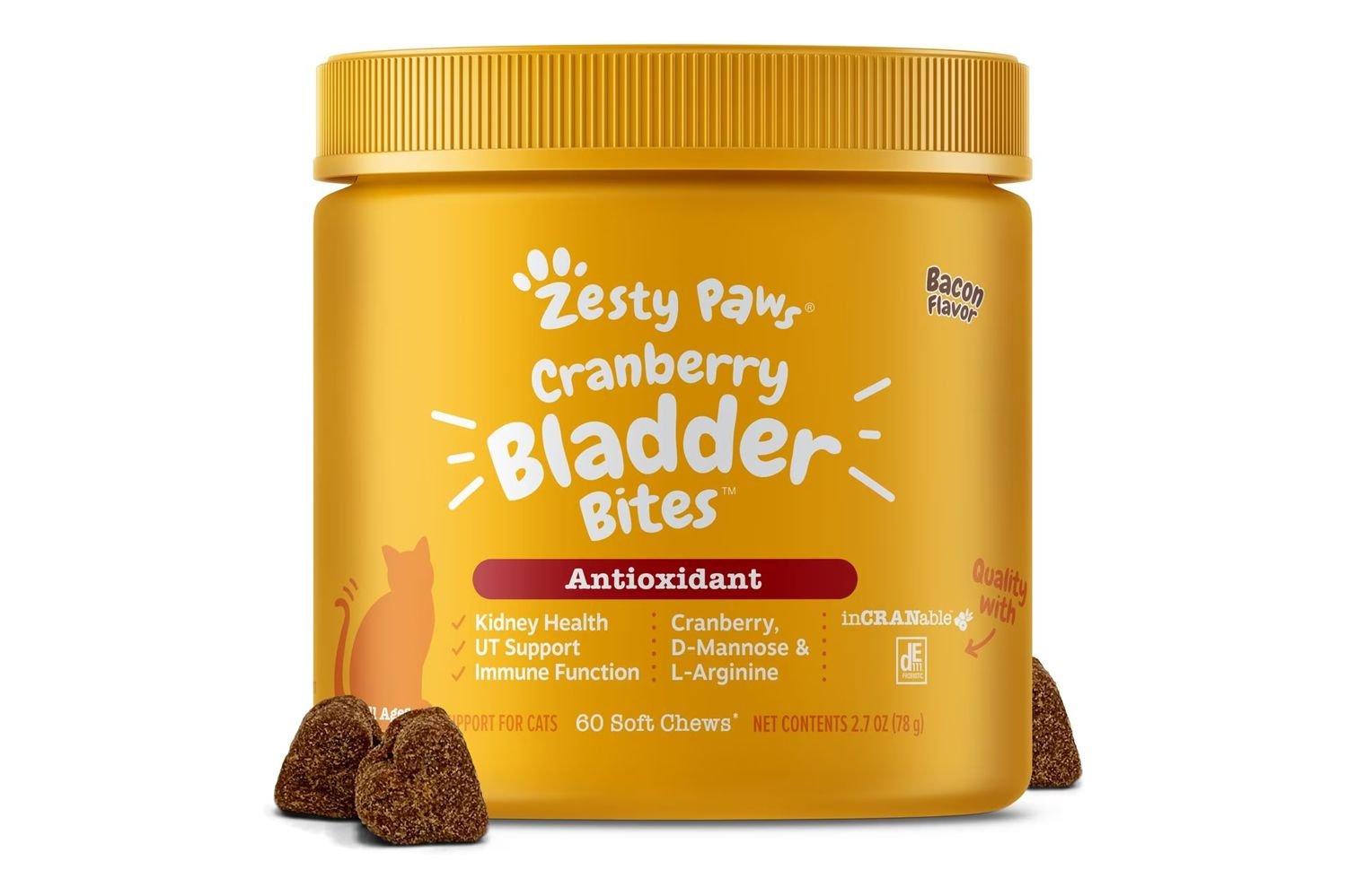 Zesty Paws Cranberry Bladder Bites for Cats