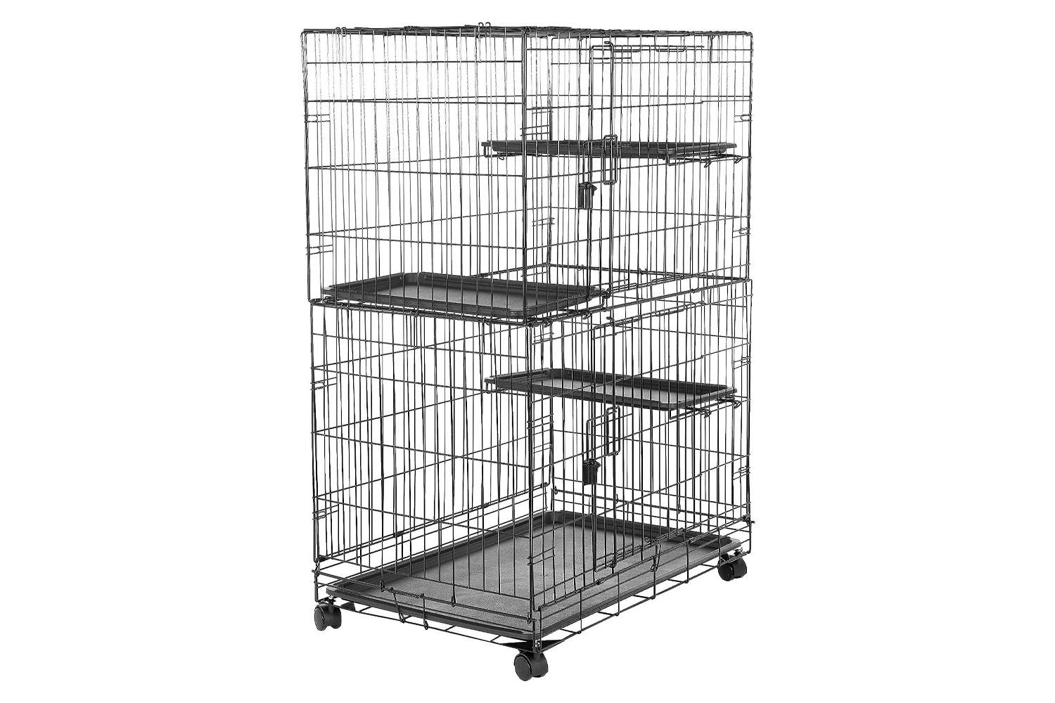 Amazon Basics Large 3-Tier Cat Cage Playpen