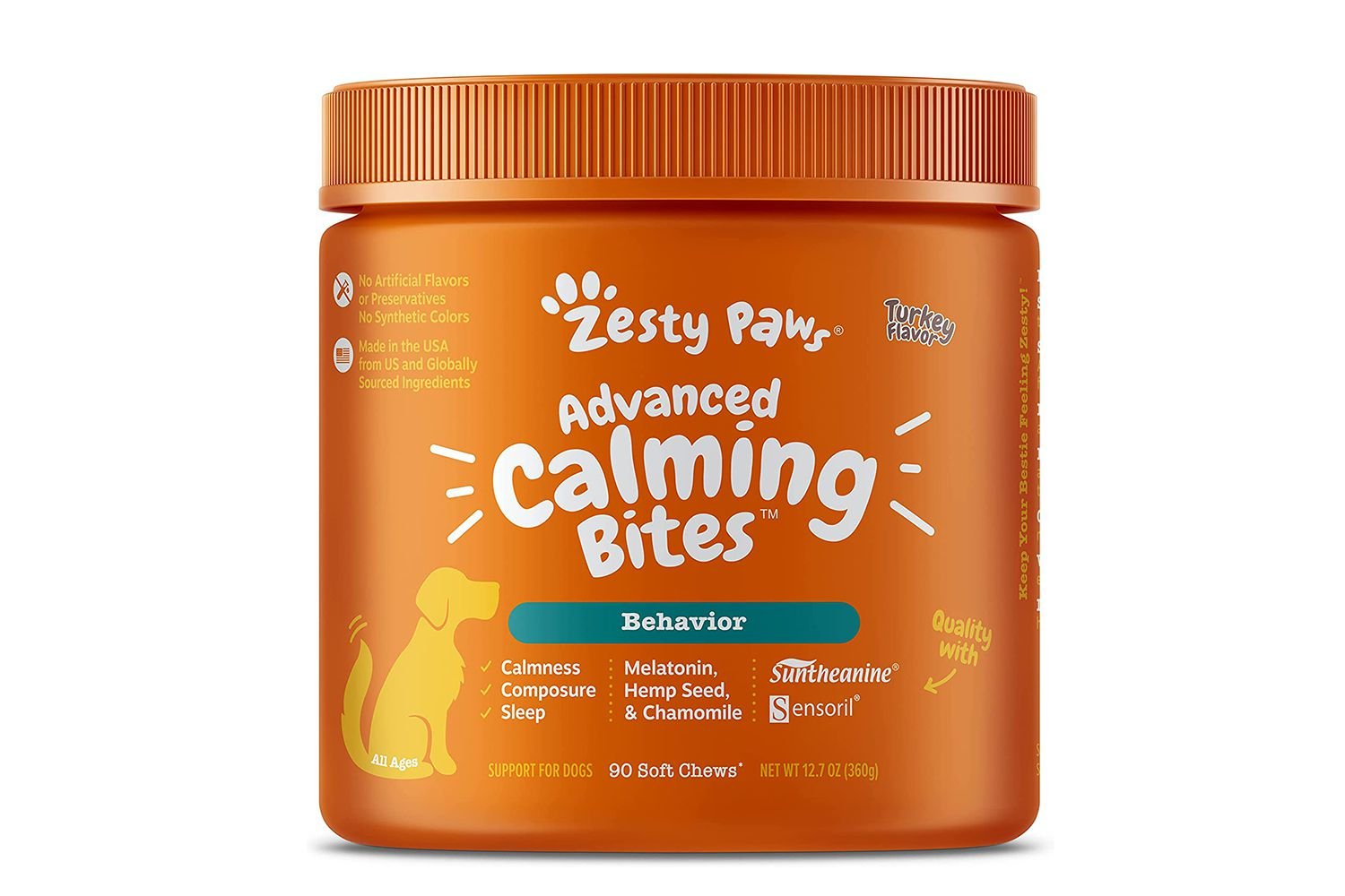 Zesty Paws Advanced Calming Bites