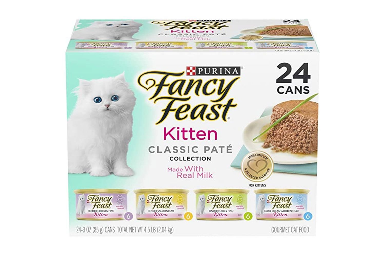 Purina Fancy Feast Grain Free Pate Wet Kitten Food