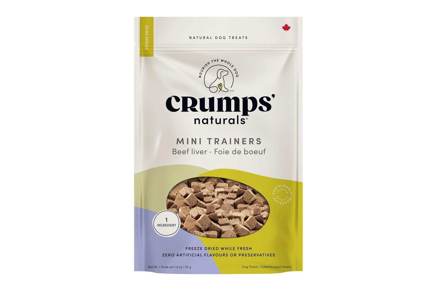 Crump’s Naturals Freeze-Dried Beef Liver Mini Trainers
