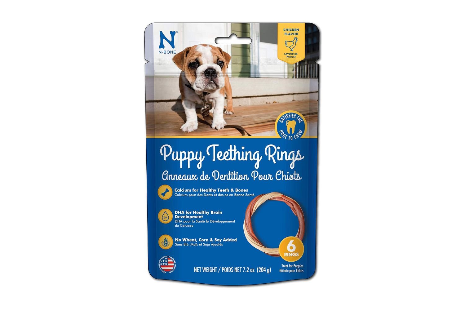 N-Bone Puppy Teething Rings Chicken Flavor