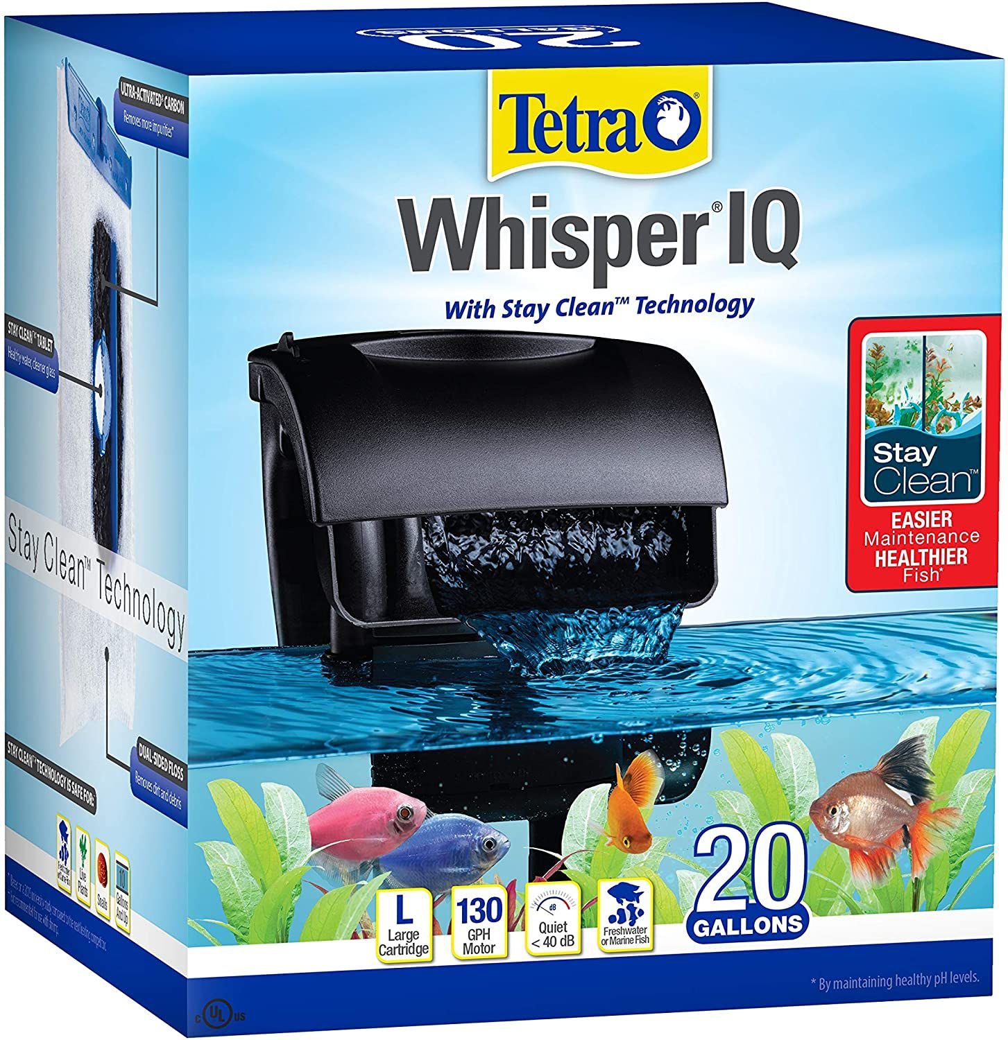 Tetra Whisper IQ Power Filter for Aquariums